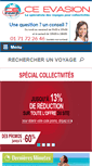 Mobile Screenshot of ce-evasion.fr