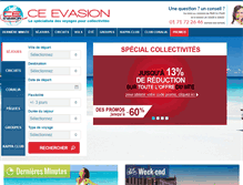 Tablet Screenshot of ce-evasion.fr